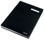 Vloeiboek Esselte 6210 karton 20 tabbladen zwart