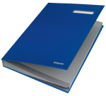 Parapheur Esselte carton 20 intercalaires bleu