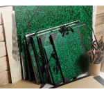 Tekenmap Canson Studio Annonay elastieksluiting 610x810mm groen