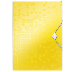 En_carpeta leitz wow gomas solapas polipropileno din a4 color amarillo