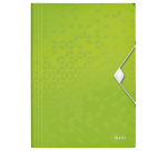 Leitz WOW Sammelmappe mit Gummizug A4, PP, grün