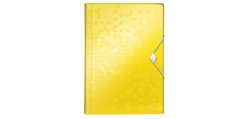 Leitz WOW Sorter for A4 6 Compartments PP Yellow