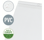 Pochette modèle U Leitz Premium A4 PVC 0,20mm avec œillet transparent 50 pièces