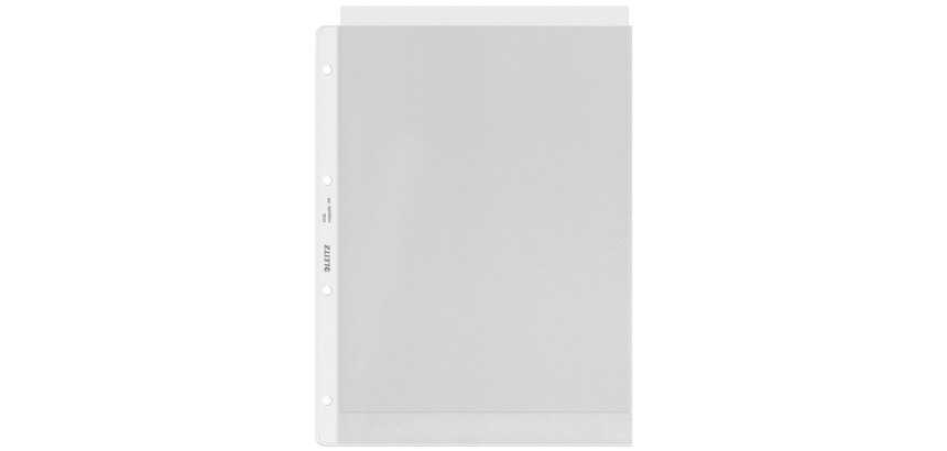 Showtas Leitz Premium copy safe 0.12mm 4-gaats PP A4 transparant 100 stuks