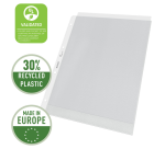 Showtas Leitz Premium copy safe 0.12mm 4-gaats PP A4 transparant 100 stuks