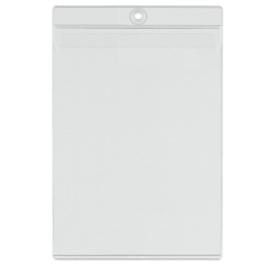 Pochette modèle U Leitz Premium A5 PVC 0,20mm avec œillet transparent 50 pièces