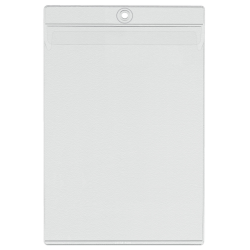 Pochette modèle U Leitz Premium A5 PVC 0,20mm avec œillet transparent 50 pièces