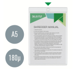 Leitz Premium U Model Pocket A5 PVC 0.20mm with Transparent Eyelet 50 Pieces