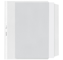 Showtas Leitz Premium met klep copy safe 0.13mm PP A4 transparant 50 stuks