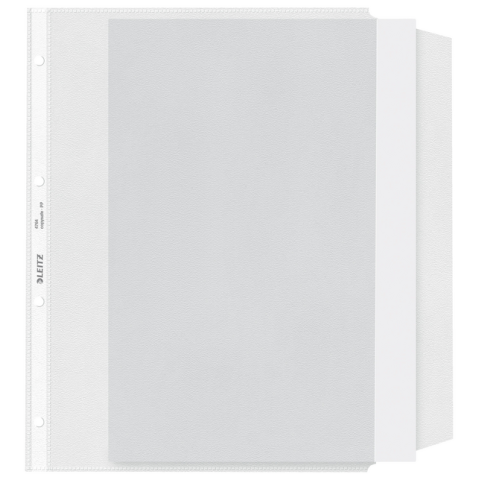 Showtas Leitz Premium met klep copy safe 0.13mm PP A4 transparant 50 stuks