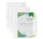 Leitz Premium Copy Safe Folder with Flap A4 PP 0.13mm Transparent 50 Pieces