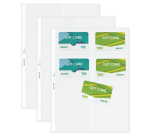 Pochette Leitz Premium pour cartes de visite Copy safe A4 PP transparent 10 pièces