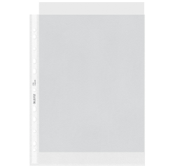 Showtas Leitz Premium standaard 11-gaats copy safe 0.085mm PP A4 transparant 100 stuks