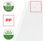 Esselte Umschlag A4 21 Löcher PP 0,08mm matt 100 Stück