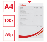 Esselte Umschlag A4 21 Löcher PP 0,08mm matt 100 Stück