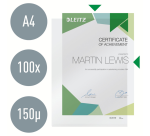 Insteekmap L-model Leitz Premium copy safe 0.15mm PVC A4 transparant 100 stuks