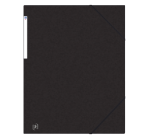Oxford Top File+ Elasticated Folder A3 3 Flaps 390g Black