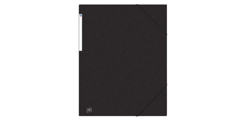 Oxford Top File+ Gummibandmappe A3, 3 Klappen, 390g, schwarz