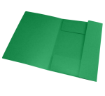 Oxford Top File+ Elastikmappe A4, 3 Klappen, 390g, grün