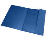 Elastomap Oxford Top File+ A4 3 kleppen 390gr blauw