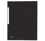 Oxford Top File+ Elastic Folder A4 3 flaps 390g black