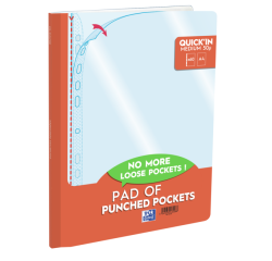 Oxford Quick'In Folder A4 11 Holes 60 Pieces