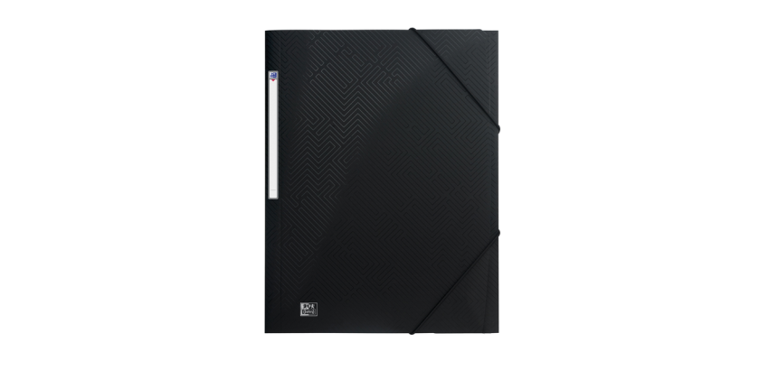 Chemise à élastique OXFORD Urban A4 PP noir