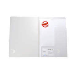 Dossier Oxford A4 avec pochette 2 rabats PP 0,5mm transparent