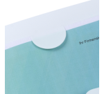 Dossier Oxford A4 avec pochette 2 rabats PP 0,5mm blanc