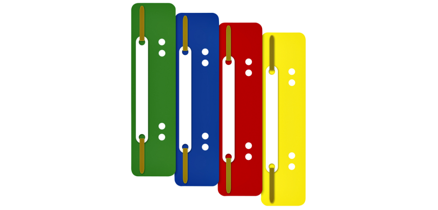 <em>Kangaro assorted strip binder 100 pieces</em>