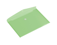 Pochette enveloppe Europel A5 paysage 250x180mm PP transparent vert