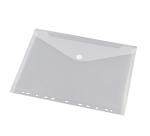Europel envelope pouch A4 240x310mm 11-hole PP transparent white