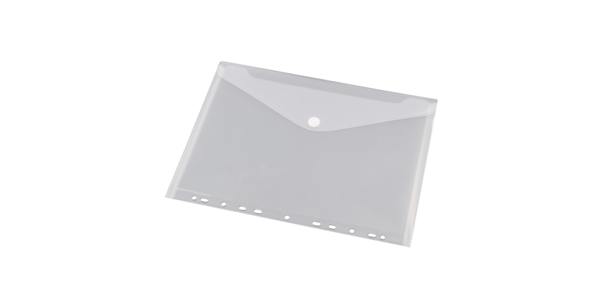 Europel envelope pouch A4 240x310mm 11-hole PP transparent white