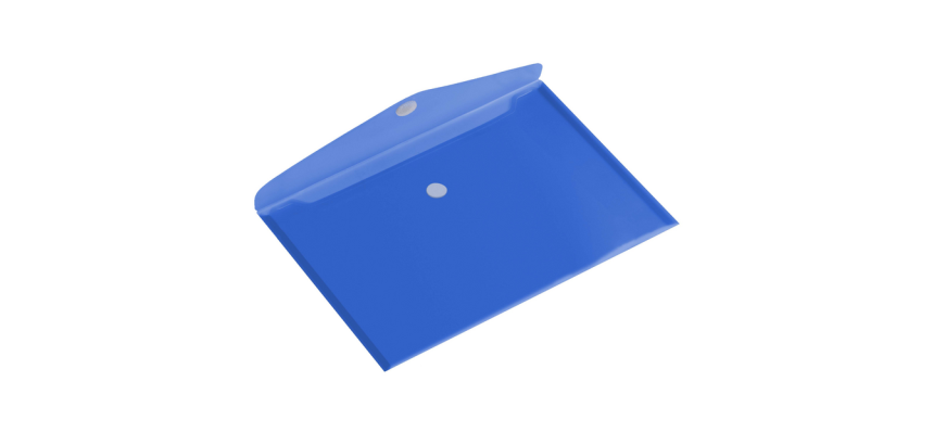 Europel envelope pouch A5 landscape 250x180mm PP transparent blue