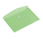 Europel envelope folder A4 landscape 335x240mm PP transparent green