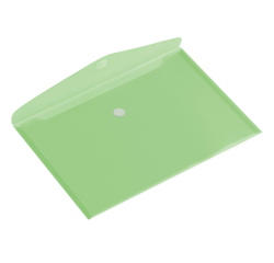 Pochette enveloppe Europel A4 paysage 335x240mm PP transparent vert