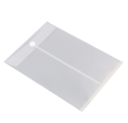 Enveloptas Europel A4 240x335mm staand PP transparant wit