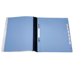 Personeelsmap Durable 5 vakken + hangrail blauw