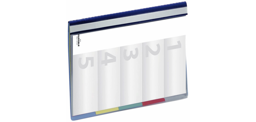 Dossier d’organisation Durable Divisoflex A4 bleu