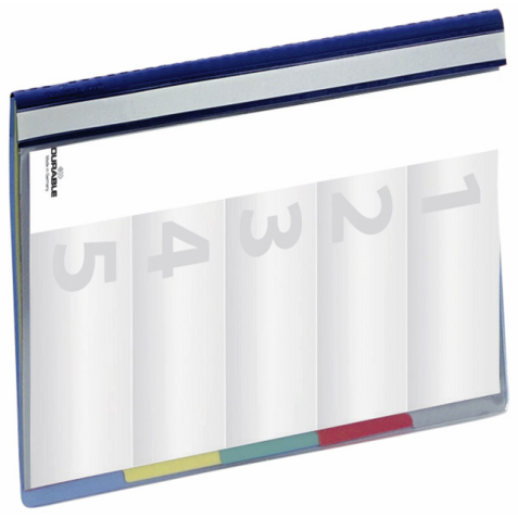Dossier d’organisation Durable Divisoflex A4 bleu