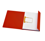 Secolor A4 Clip Folder 100% Recycled Cardboard 250g Red 50 Pieces