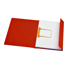 Clipmap Secolor A4 100% gerecycled karton 250gr rood verpakt per 50 stuks