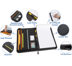 Rillstab Speaker Excellent De Luxe A4 black faux leather