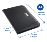 Rillstab Speaker Excellent De Luxe A4 black faux leather