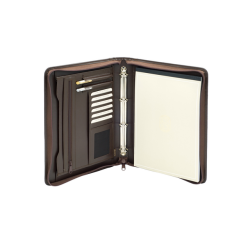 Conférencier Van der Spek 2041 A4 mécanisme anneaux marron