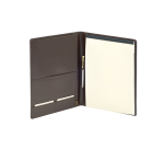 Conférencier Van der Spek 393 A4 peu nervuré cuir marron