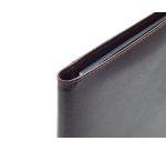 Conférencier Van der Spek 393 A4 peu nervuré cuir marron