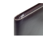 Conférencier Van der Spek 384 A4 cuir nervuré marron