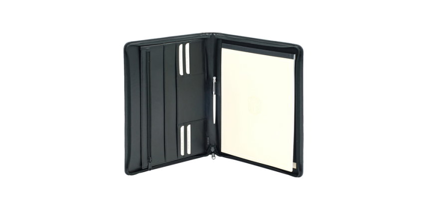 Van der Spek Speaker A4+ black ribbed leather