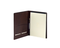 Conférencier Van der Spek 393 A4 cuir de buffle marron